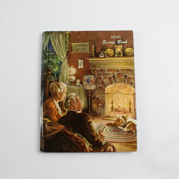 Ideals Publishing Co. 1961 Scrapbook Hardcover Magazine Poetry Religion Art