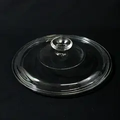 Vintage Pyrex 676 Clear Glass Lid Raised Center Handle Replacement 9"
