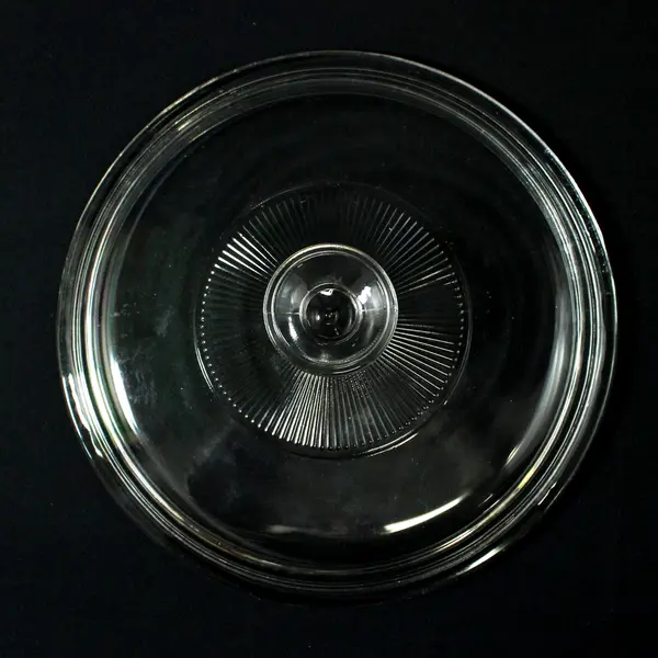 Vintage Pyrex 676 Clear Glass Lid Raised Center Handle Replacement 9"