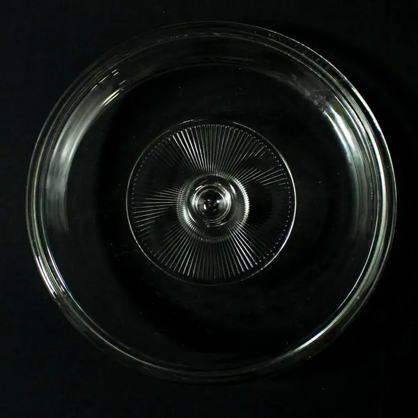 Vintage Pyrex 676 Clear Glass Lid Raised Center Handle Replacement 9"