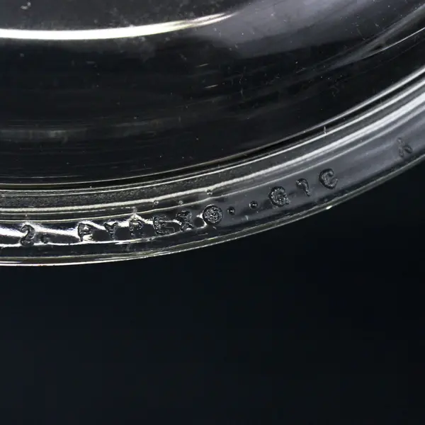 Vintage Pyrex 676 Clear Glass Lid Raised Center Handle Replacement 9"