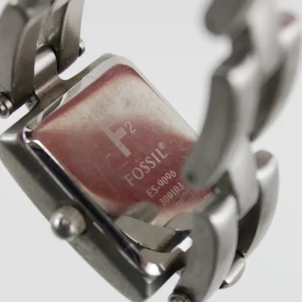 Fossil F2 72 Women's Quartz Watch ES-9096 Silver Tone Link Bracelet