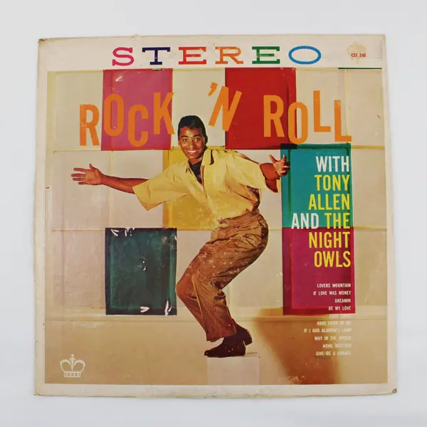 Rock 'n Roll With Tony Allen & The Night Owls 12" LP Crown CST 240