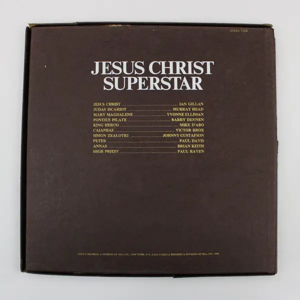 Andrew Lloyd Webber & Tim Rice Jesus Christ Superstar 2 12" Vinyl Record Box Set