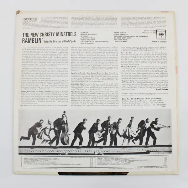 The New Christy Minstrels Ramblin' Columbia  12"Vinyl Record  CS 8855