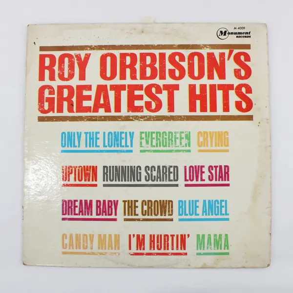 Roy Orbison's Greatest Hits 12" Vinyl LP Monument Records M 4009