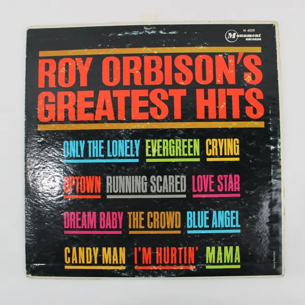 Roy Orbison's Greatest Hits 12" Vinyl LP Monument Records M 4009