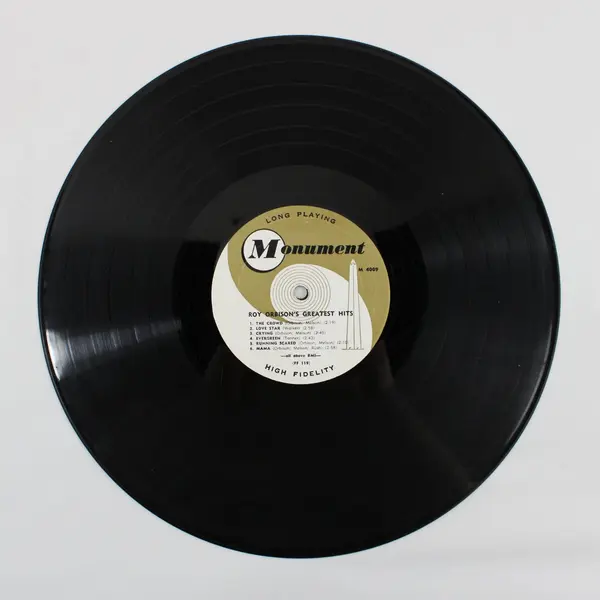 Roy Orbison's Greatest Hits 12" Vinyl LP Monument Records M 4009