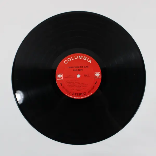Carl Smith There Stands the Glass Columbia CS 8973 Stereo 12" Vinyl Record