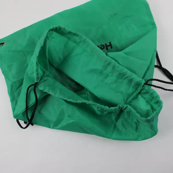 Green Drawstring Backpack Bag Healing in Motion