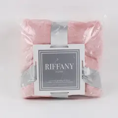 Riffany Home Micromink Blanket Soft Pink Throw New Open Box