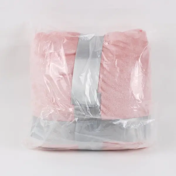 Riffany Home Micromink Blanket Soft Pink Throw New Open Box