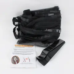 METAONLY Magnetic Screen Door Black 32x80 Heavy Duty