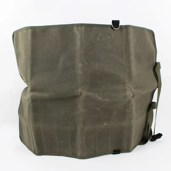Waxed Canvas Chef Knife Roll Bag Organizer Zippered Storage