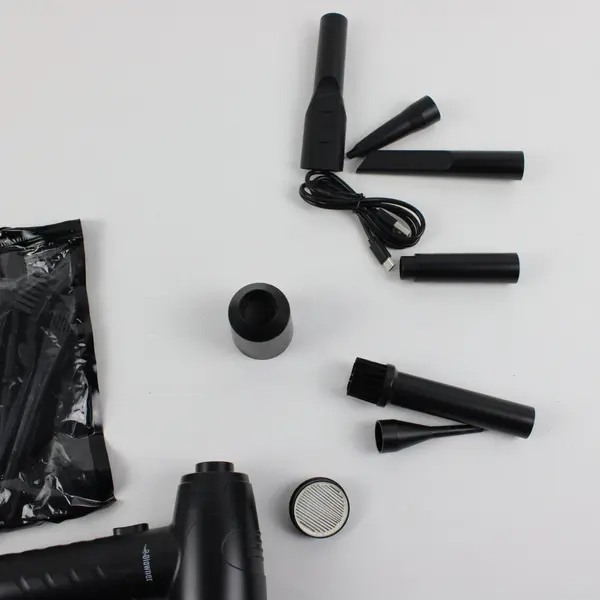 Diowner Handheld Air Duster & Mini Vacuum Cleaner Combo Attachments Bag