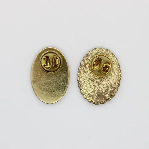 Lot of 2 Vintage Sacred Heart of Jesus Angel Religious Lapel Pins