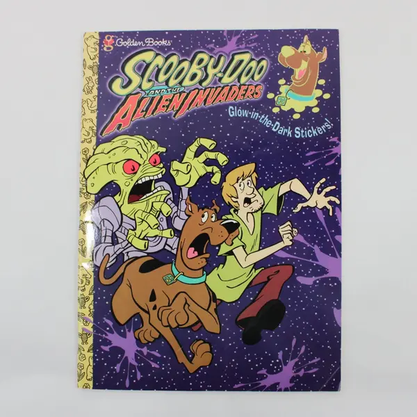 Scooby-Doo Alien Invaders Golden Book Sticker Coloring Book Scott Neely