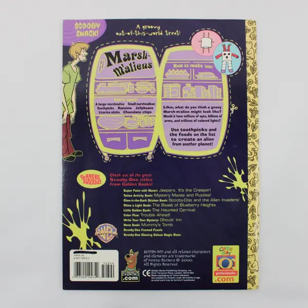 Scooby-Doo Alien Invaders Golden Book Sticker Coloring Book Scott Neely