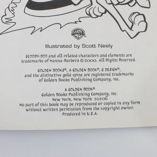 Scooby-Doo Alien Invaders Golden Book Sticker Coloring Book Scott Neely