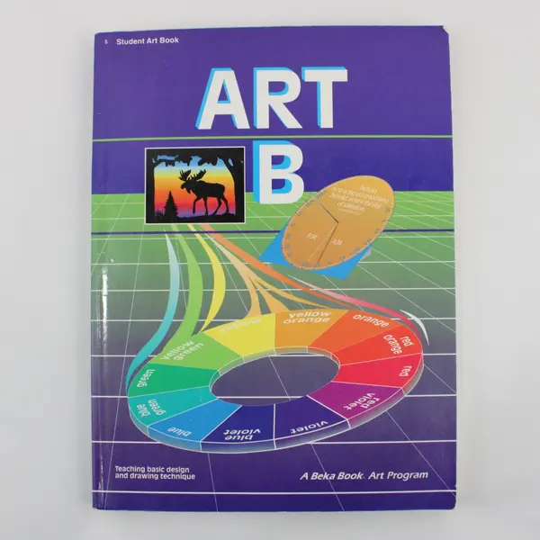 A Beka Art B Student Art Book Homeschool Art Curriculum PARTLY USED