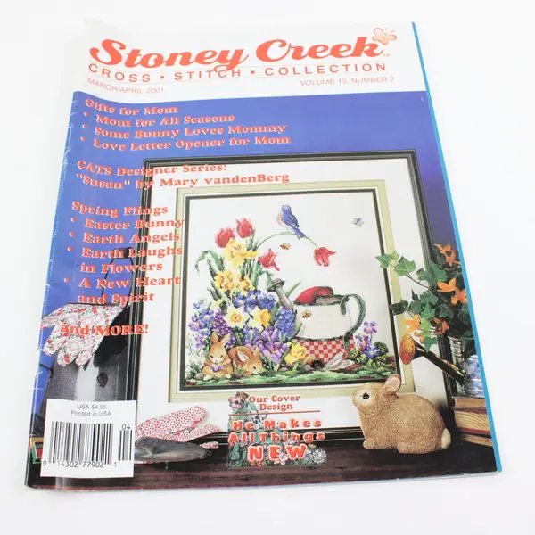 Vintage Stoney Creek Cross Stitch Collection Magazine Vol 13 No 2 Mar Apr 2001
