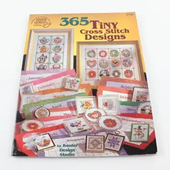 365 Tiny Cross Stitch Designs Kooler Design Studio 2000 Pattern Book #3732