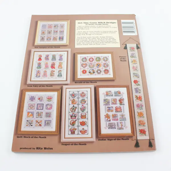 365 Tiny Cross Stitch Designs Kooler Design Studio 2000 Pattern Book #3732