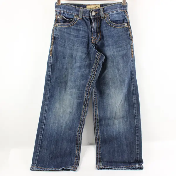 Wrangler 20X Girls Wide Leg Jeans Dark Wash Size 9 Regular