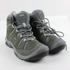 KEEN Dry Waterproof Women's Hiking Boots Gray Teal Size 8.5 1026753