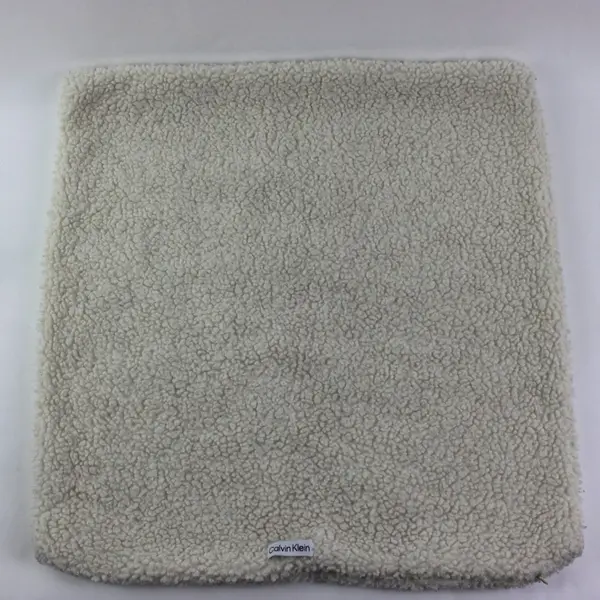 Calvin Klein Sherpa Square Pillow Covers Off-White 20 in Set of 2
