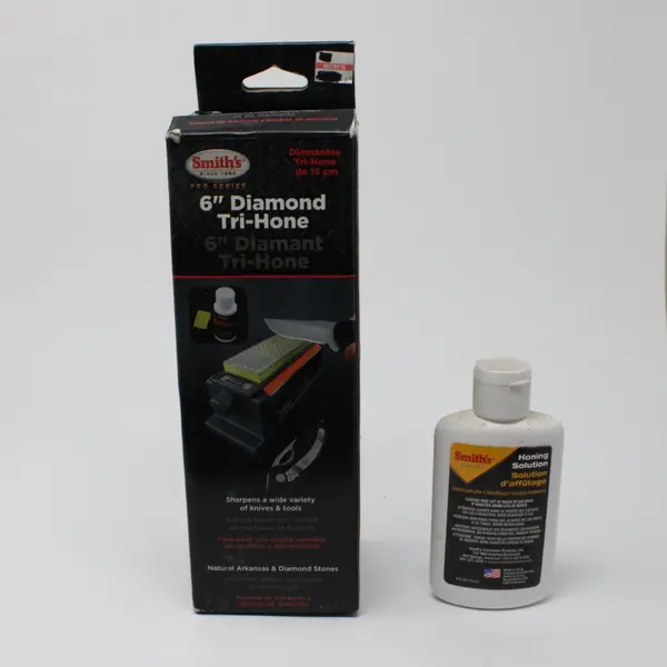 Smith's Pro Series 6" Diamond Tri-Hone Knife Sharpener
