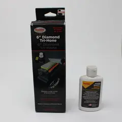 Smith's Pro Series 6" Diamond Tri-Hone Knife Sharpener
