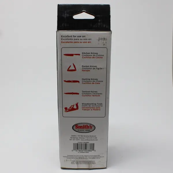 Smith's Pro Series 6" Diamond Tri-Hone Knife Sharpener