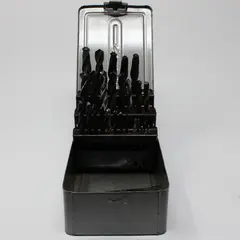 Unbranded 26-Piece Drill Bit Set with Metal Hinged Case