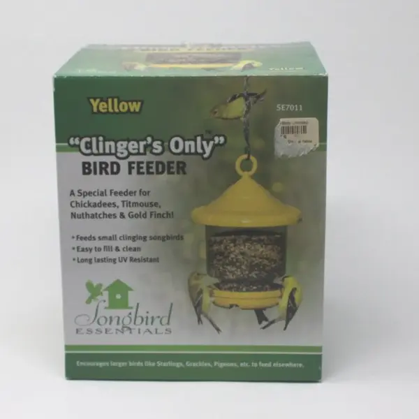 Songbird Essentials SE7011 Clingers Only Yellow Bird Feeder