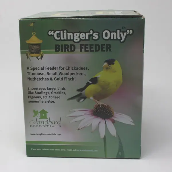 Songbird Essentials SE7011 Clingers Only Yellow Bird Feeder