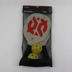 Onix Recruit Pickleball Starter Set 2 Paddles 2 Balls Mesh Bag