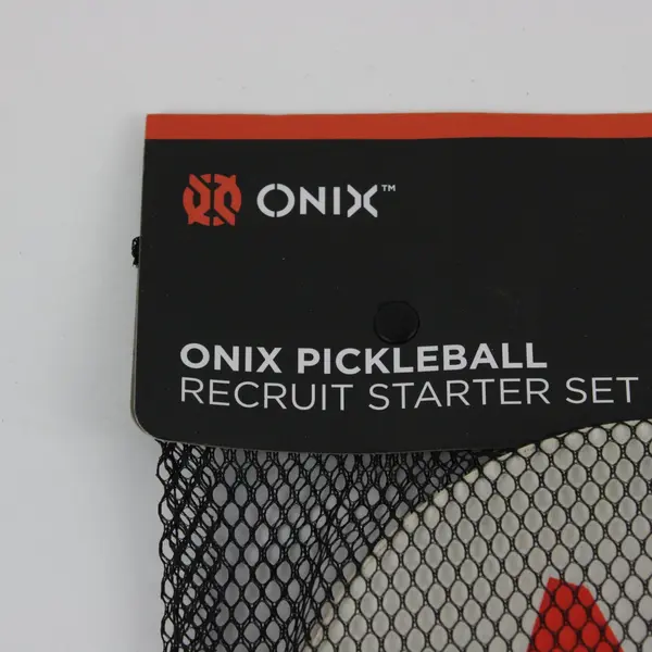 Onix Recruit Pickleball Starter Set 2 Paddles 2 Balls Mesh Bag