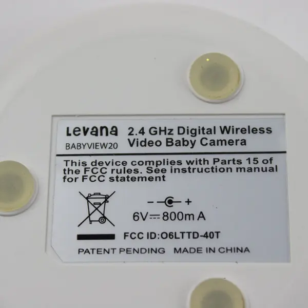 Levana BABYVIEW20 2.4GHz Digital Wireless Video Baby Monitor System