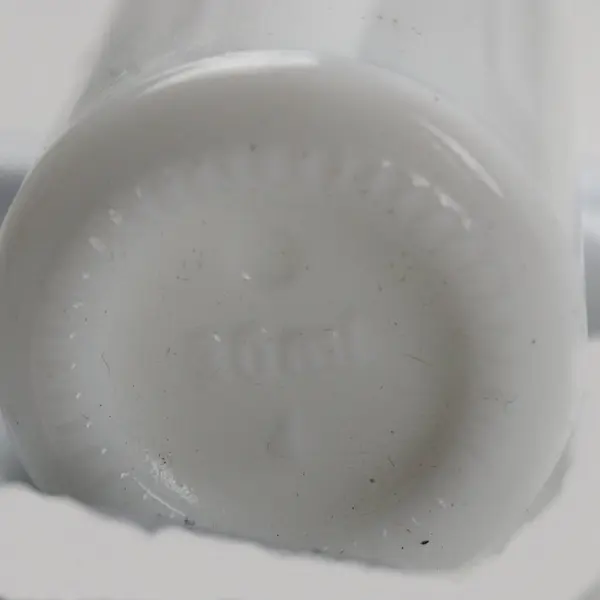 Lot of 12 White Glass Refillable Dropper Bottles DIY Craft Lab Cosmetic