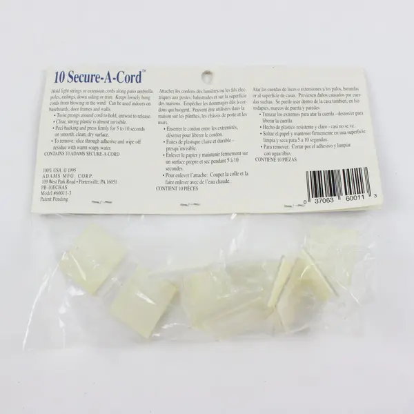 Lot of 5 Adams Party Lighters Secure-A-Cord Unopened 10/Pack 50pc 60011-3