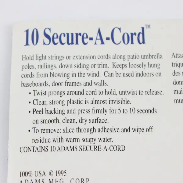 Lot of 5 Adams Party Lighters Secure-A-Cord Unopened 10/Pack 50pc 60011-3