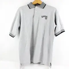 Men's Large Gray Polo Shirt Rawhide Embroidered Cotton Casual
