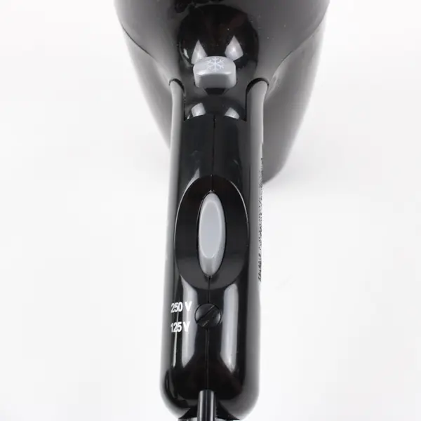 Revlon Compact Travel Hair Dryer Black Folding Handle Pre-Owned RVDR5033