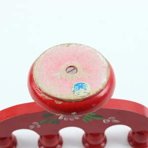Swedish Wooden Candle Holder 4 Inch Decorative Collectible