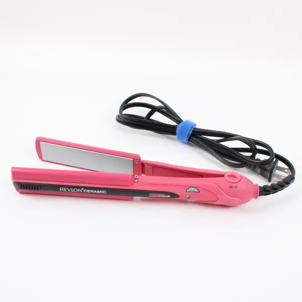 Revlon Ceramic Flat Iron Hair Straightener 1" Pink RVST2015