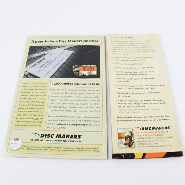 Making A Great Master Disc Makers 37 Recording Tips Guide Booklet