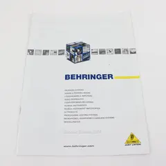 Behringer Packaged Systems Product Catalog Manual 2nd Edition 2007