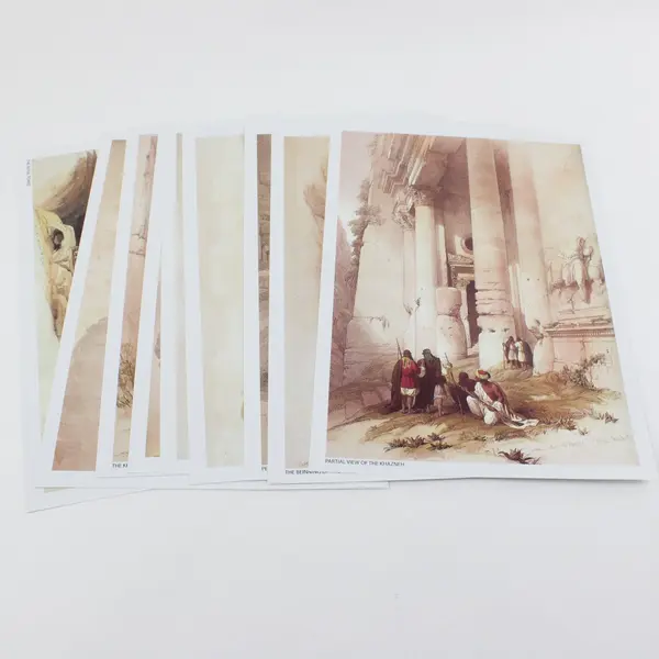 Petra, Jordan Lithograph By David Roberts Collection Of 10 Art Prints