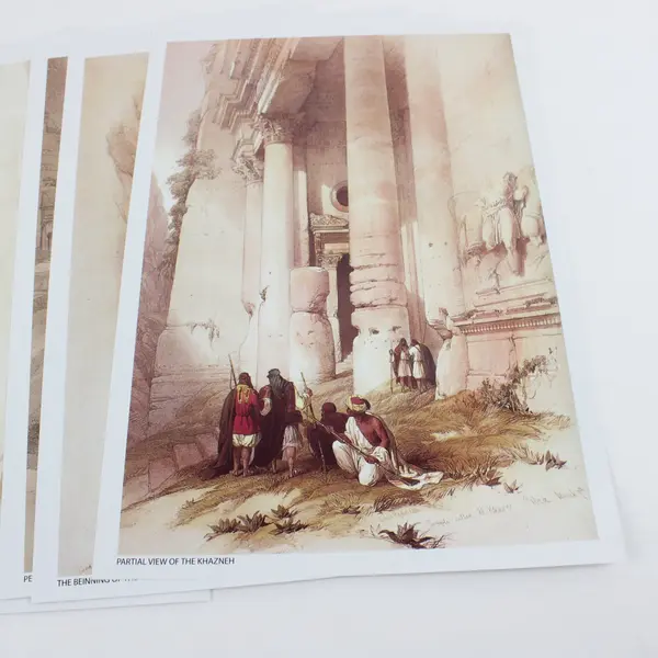 Petra, Jordan Lithograph By David Roberts Collection Of 10 Art Prints